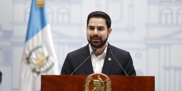 Santiago Palomo, secretario de Comunicación Social de la Presidencia, se refirió que el Gobierno de Guatemala estará al pendiente de los resultados y espera que transcurran las votaciones de forma pacífica en Estados Unidos. / Foto: Gilber García.