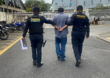 Jorge “N”, de 31 años, fue identificado huyendo. / Foto: PNC.