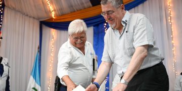 Presidente Arévalo visita el INVO, Chiquimula. / Foto: Alvaro Interiano