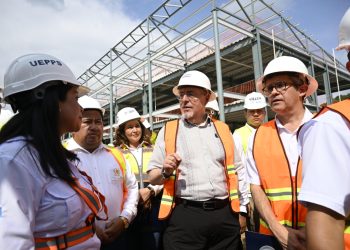 Supervisión de Hospital en Chiquimula. / Foto: Alvaro Interiano