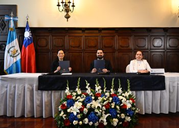 Con este convenio, Guatemala y la República de China (Taiwán) refuerzan su relación de cooperación. / Foto: Byron de la Cruz.