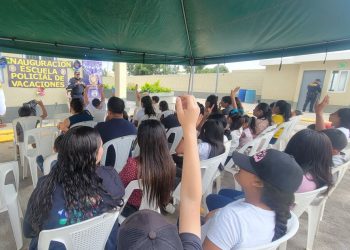 Escuela Policial de Vacaciones en Monjas, Jalapa, una iniciativa que fomenta valores en la niñez