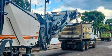 Comienzan trabajos de recapeo en ruta que conecta San Luis Jilotepeque e Ipala