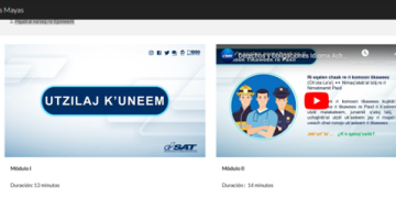 SAT ofrece capacitaciones en idiomas mayas por medio de su página oficial