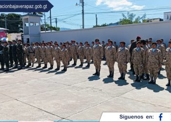 Clausura y entrega de certificados de Asistencia y Adiestramiento Militar 2024 en Baja Verapaz
