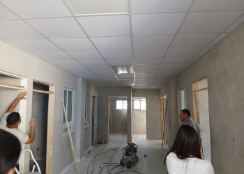 Supervisan avances de la construcción del CAIMI en Nueva Santa Rosa