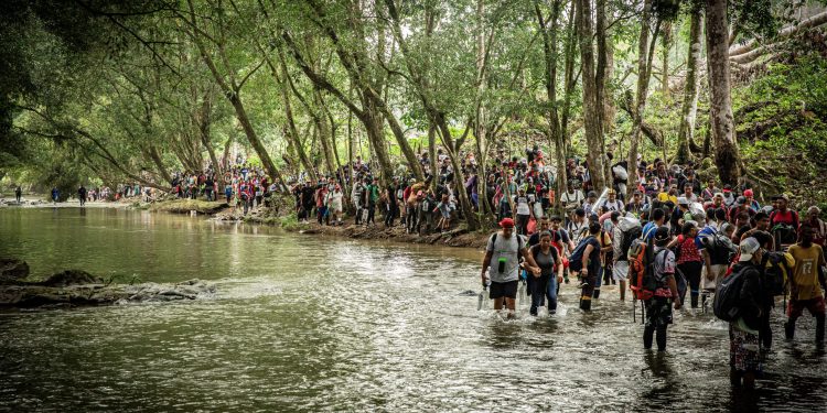 Alertan sobre riesgos en cruce de El DariÃ©n, en PanamÃ¡. / Foto: MÃ©dicos Sin Fronteras.