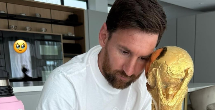 Messi desata la euforia en redes al revivir la gloria del Mundial 2022