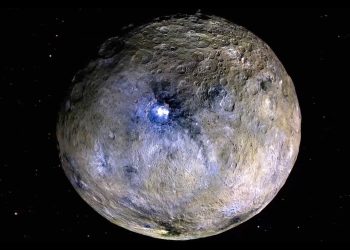 Ceres capta la atención por existencia de agua. / Foto: National Geographic.