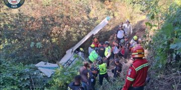 DGAC reporta accidente aéreo en la colonia Santa Fé