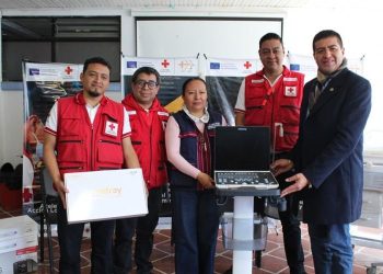 Equipo médico para el CAP de Concepción Tutuapa, San Marcos. / Foto: MSPAS.