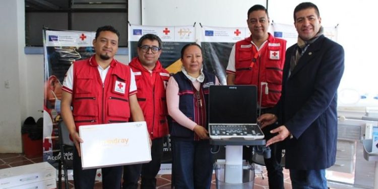 Equipo médico para el CAP de Concepción Tutuapa, San Marcos. / Foto: MSPAS.