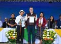 Firma del acuerdo de desarrollo con uno de los ocho pueblos alcanzados (Uspantán). / Foto: Byron de la Cruz.