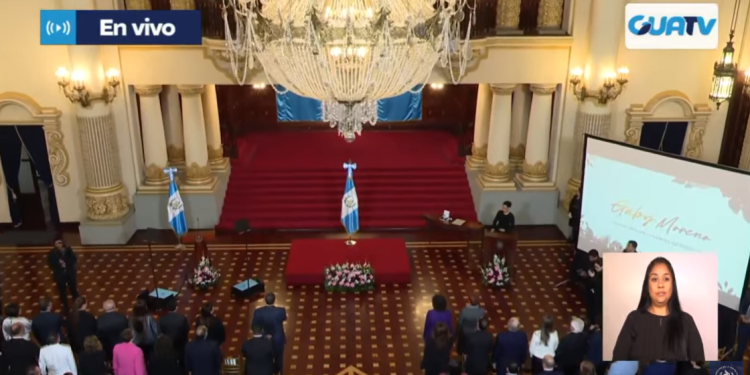 En vivo: Gobierno de Guatemala entrega orden presidencial a Gaby Moreno ...