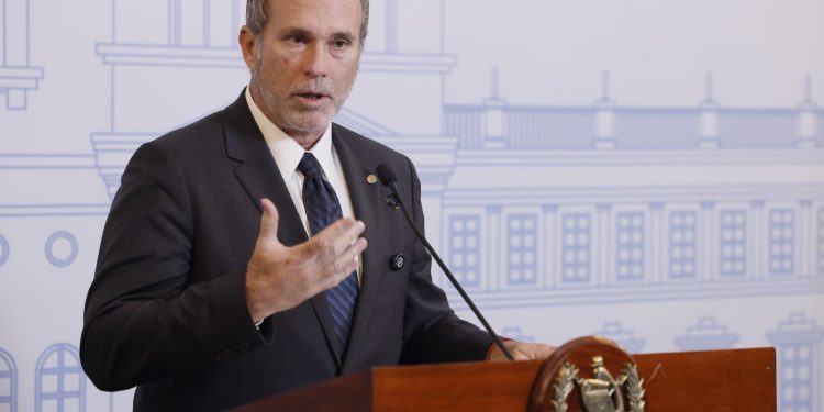 Director de Inguat, Harris Whitbeck. / Foto: Gilber García.