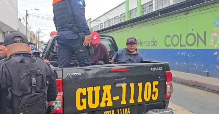 PNC captura a presuntos responsables de homicidio en la zona 1