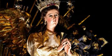 Inmaculada del templo El Santísimo Nombre de Jesús, La Recolección. / Foto: Jesús en Guatemala.