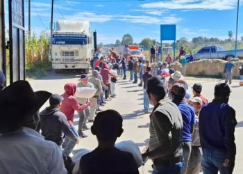 Entrega de alimentos por acciones. / Foto: MAGA.