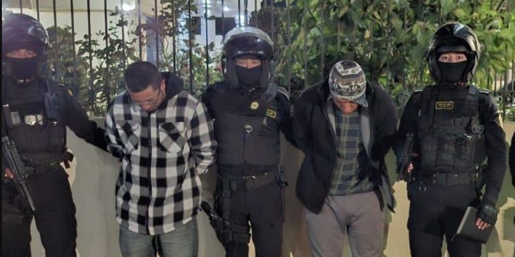 PNC captura a tres integrantes de la banda “ los guichos”