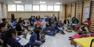 Personal del Hospital Regional de Occidente recibe capacitación. / Foto: MSPAS.