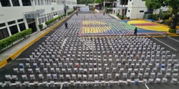 República Dominicana reportó incautación de toneladas de droga en embarcación. / Foto: Gobierno de República Dominicana.