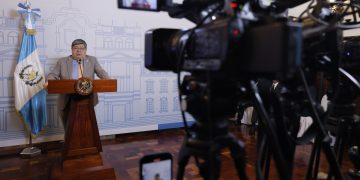 Ministro de Gobernación, Francisco Jiménez, presenta avances alcanzados en el fortalecimiento de la seguridad pública. / Foto: Gilber García.