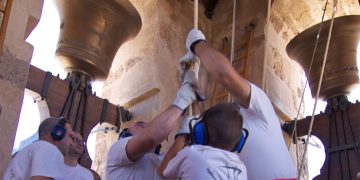 Toque manual de campanas en Italia y España declarado patrimonio intangible de la humanidad. / Foto: Archidiócesis de Valencia.