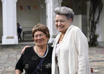 Primera dama de la Nación, Lucrecia Peinado. / Foto: Álvaro Interiano, archivo.