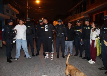 El operativo en zona 18 forma parte de los esfuerzos de la PNC para combatir la criminalidad en el país. / Foto: PNC