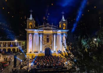 La Orquesta Sinfónica Nacional llevó la magia de la Navidad a Huehuetenango. / Foto: MCD.