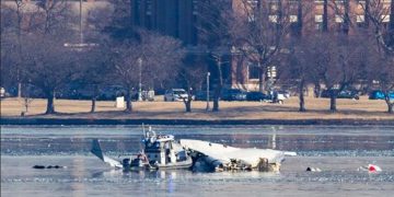Accidente aéreo en Washington, Estados Unidos.