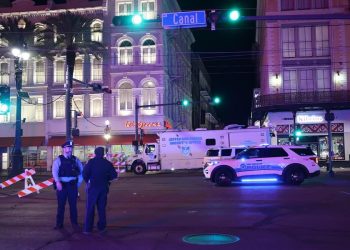 Al menos 15 personas murieron arrolladas por camión en Nueva Orleans, Estados Unidos. / Foto: EFE.