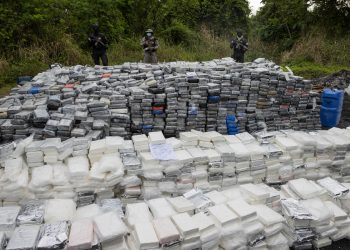 Las 9.8 tonoladas de cocaína que se descureron en diciembre en un puerto de República Dominicana llegaron meses antes de Colombia.