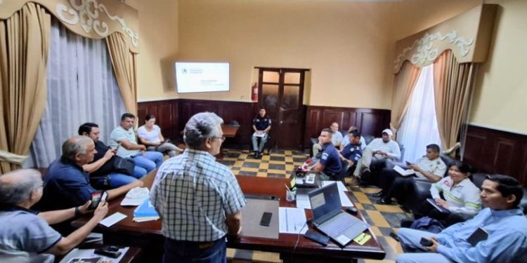 Evalúan acciones implementadas para mejorar la movilidad en El Zarco y Cuatro Caminos, Retalhuleu