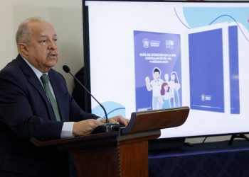 Conferencia de prensa del canciller guatemalteco.