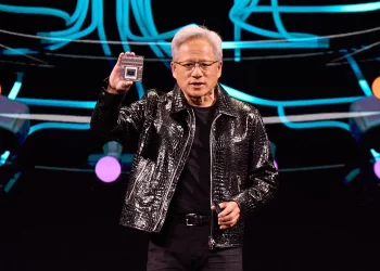 Jensen Huang, director ejecutivo de Nvidia, durante la presentación de las innovaciones de su compañía.