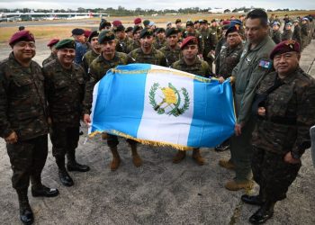 Ejército de Guatemala despliega 150 soldados para apoyar en seguridad en Haití