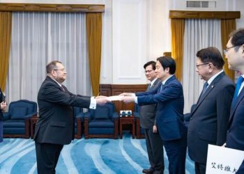 Embajador de Guatemala presenta cartas credenciales al Presidente de la República de China (Taiwán). / Foto: Minex.