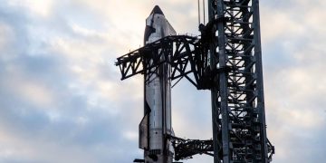 Starship previo a su séptima prueba. / Foto: SpaceX.