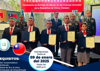 Lanzan becas de Formación de Oficial en la República de China (Taiwán).