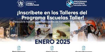 Mintrab anuncia la implementación de Escuelas Taller en seis departamentos del país