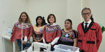 Entrega de Centro de Formación Quédate en Quiché. / Foto: Vicepresidencia de la República.