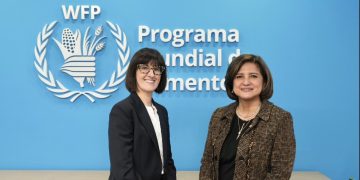 Vicepresidenta se reúne con la representante de WFP en Guatemala. / Foto: Vicepresidencia de la República.