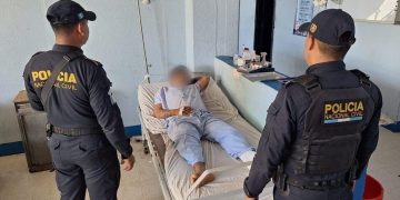 La captura desl supuesto asaltabuses se realizó tras una intensa persecución y un enfrentamiento armado en la jurisdicción de Escuintla. / Foto: PNC