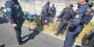 Capturas tras persecución en Villa Nueva. / Foto: PNC.