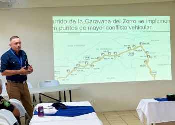 Coordinando esfuerzos para el paso seguro de la Caravana del Zorro El Progreso