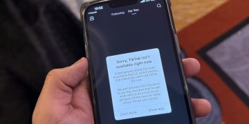 Cierra TikTok y deja de funcionar en Estados Unidos