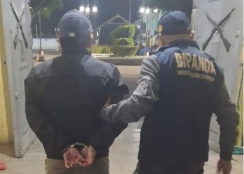 El detenido fue puesto a disposición de las autoridades competentes. / Foto: PNC