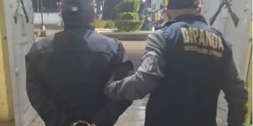 El detenido fue puesto a disposición de las autoridades competentes. / Foto: PNC