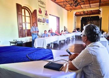 Reunión de coordinación del gobierno departamental de Retalhuleu